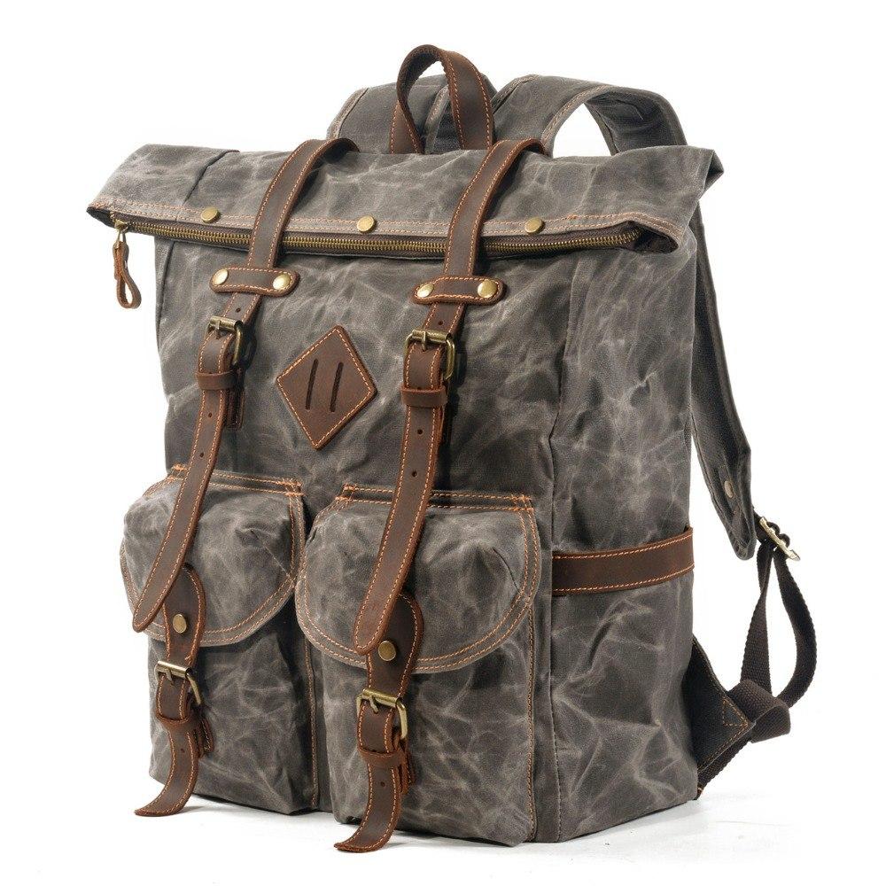 Canvas Hipster Backpack | BERLIN - Image 5