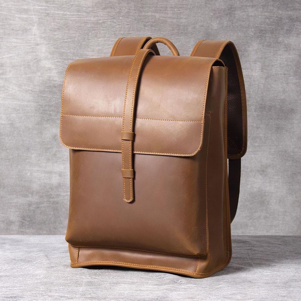 Leather Business Backpack | LYVE - Image 12