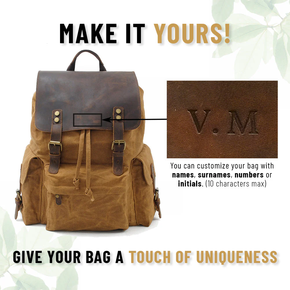 Waxed Canvas Backpack | LATVIA - Image 35